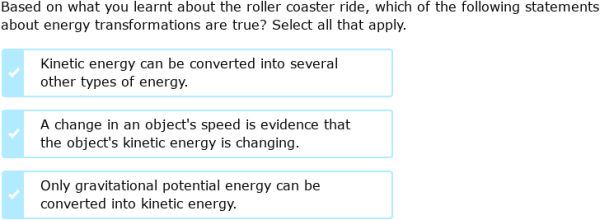 IXL - Explore energy transformations: roller coaster ride (Year 8 ...