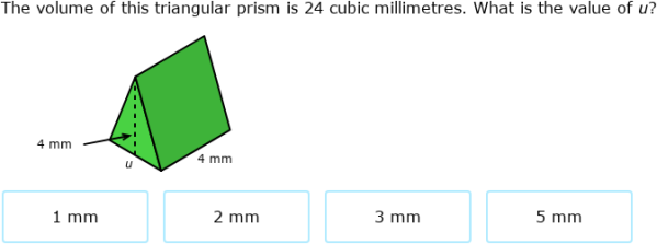 IXL - Volume of triangular prisms (Year 7 maths practice)