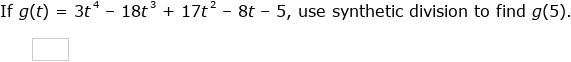 IXL - Evaluate polynomials using synthetic division (Year 12 maths ...