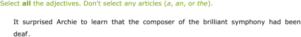 IXL - Identify adjectives (Year 5 English practice)