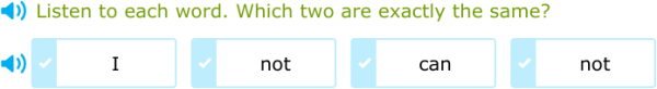 IXL - Choose the two sight words that are the same (Preschool English ...