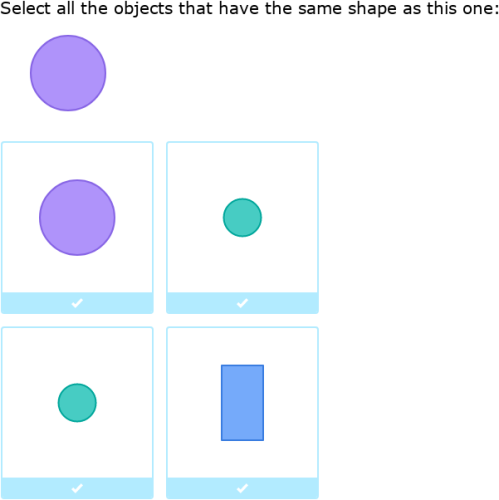 IXL - Same shape (Foundation maths practice)