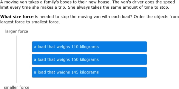 IXL - How do mass and force affect motion? (Year 2 science practice)