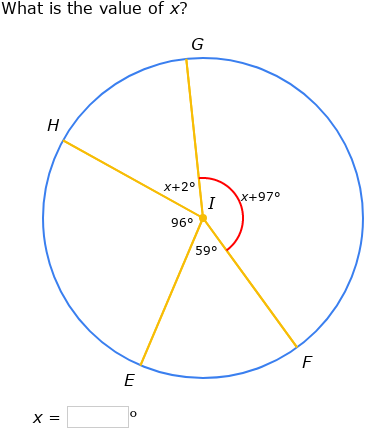 IXL - Central angles (Year 10 maths practice)