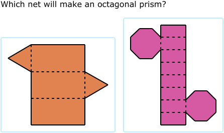 IXL - Nets of three-dimensional figures (Year 5 maths practice)