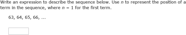 IXL - Write variable expressions for arithmetic sequences (Year 8 maths ...
