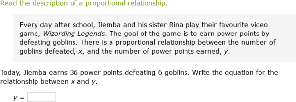 IXL - Write and solve equations for proportional relationships (Year 9 ...
