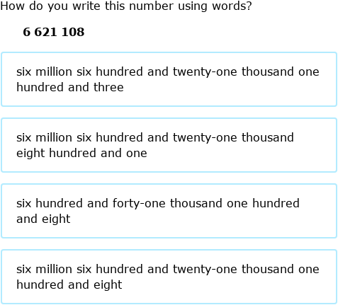IXL Writing Numbers Up To Millions Convert Digits To Words Year 4 