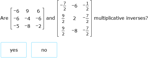 IXL - Identify inverse matrices (Year 12 maths practice)